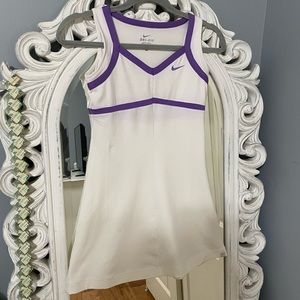 White with Purple Stripe Nike Golf Dress!